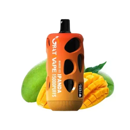 Grativape iPanda 15000 Züge – Wiederaufladbare Einweg-Vape mit Digitalem Display, 0%, 2%, 3%, 5% Nikotin – Bulk-Preis für Großabnehmer