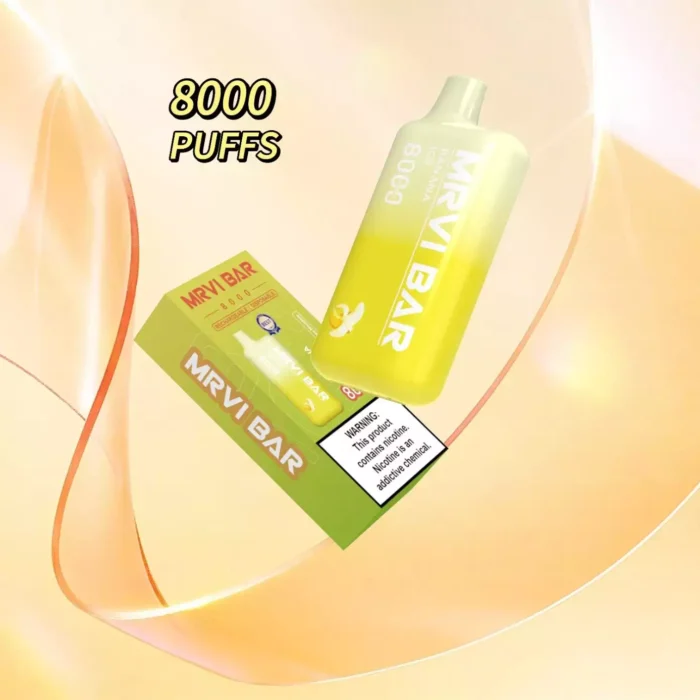 MRVI Bar Mr8000 Einweg Vape Pen 8000 Puffs, wiederaufladbar & nikotinarm (2%/3%/5%) Großhandel mit Mengenrabatt für Händler