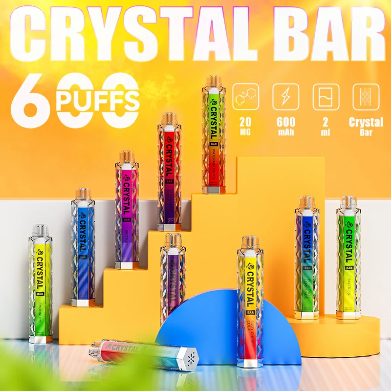 MYDE Crystal Bar Einweg Vape 600 Züge mit 2% Nikotin (20mg) - Großhandel & Mengenrabatt für E-Zigaretten