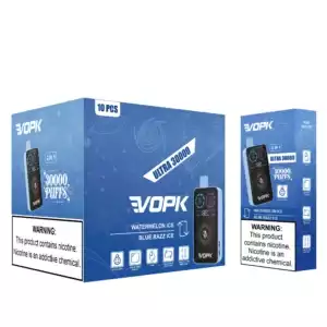 VOPK ULTRA Einweg-Vape mit 30000 Zügen & Doppeltem Aroma Dual Mesh Coil, Digital Display, 2% Nikotin Wiederaufladbar Großhandelspreis für Wiederverkäufer